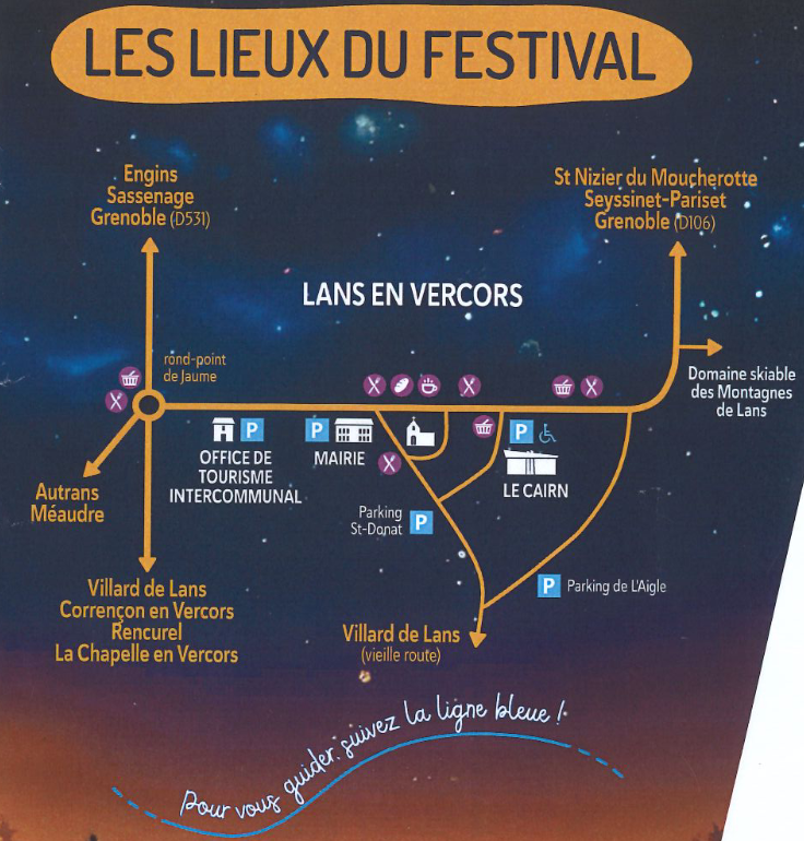 Lieux festival plan